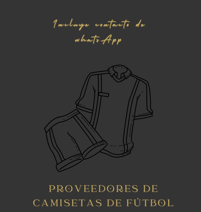 PROVEEDORES DE CAMISETAS DE FÚTBOL