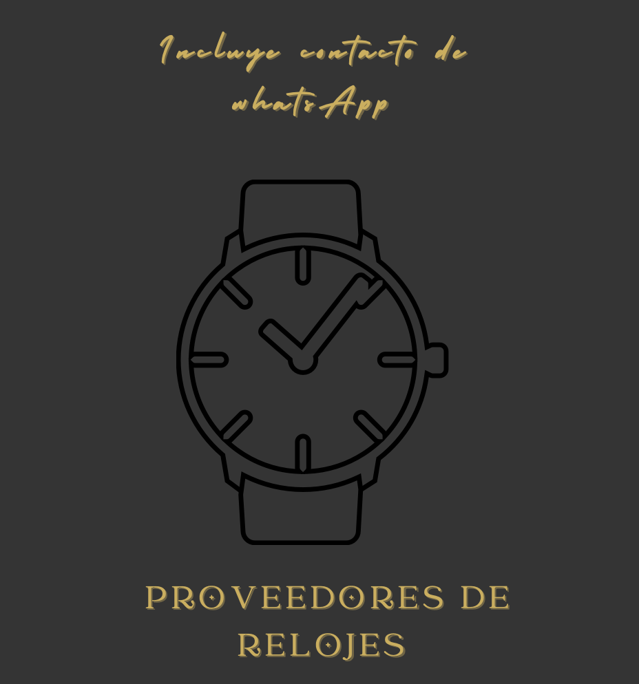 PROVEEDORES DE RELOJES
