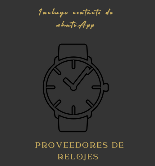 PROVEEDORES DE RELOJES