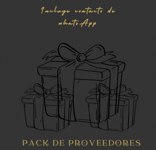PACK DE PROVEEDORES